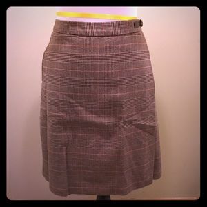 LLBEAN Weekender faux wrap tweed skirt